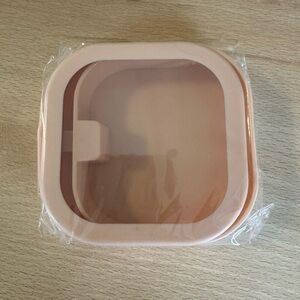 Set of two Pink Square travel Container